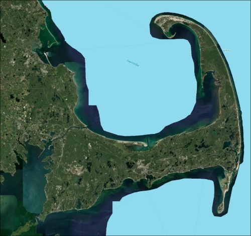 Vivid Basic imagery over Cape Cod, Massachusetts